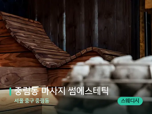 서울 중구 중림동 중림동 마사지 썸에스테틱 — 웰니스 스파 공간